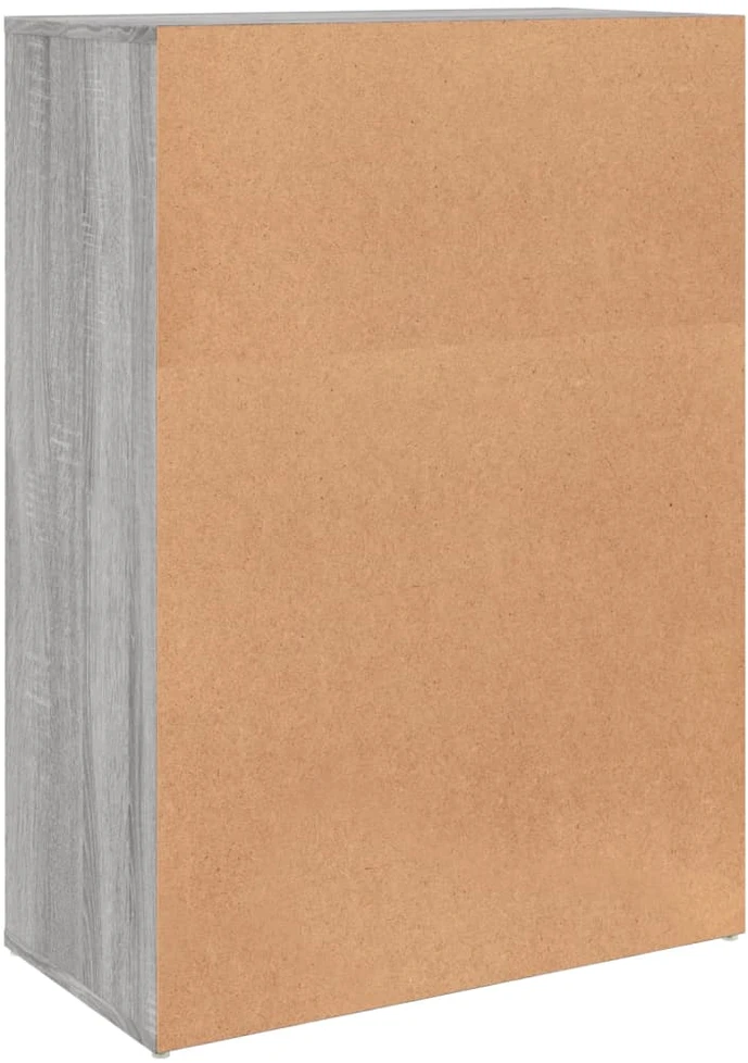 Šoninės spintelės, 2vnt., pilkos ąžuolo, 60x31x84cm, mediena