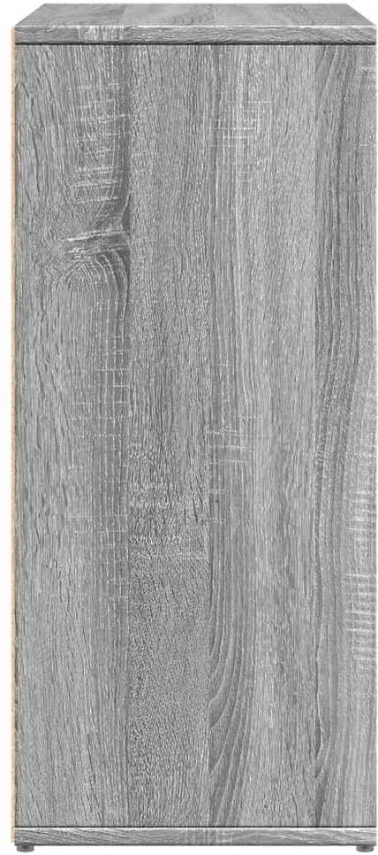 Šoninės spintelės, 2vnt., pilkos ąžuolo, 60x31x70cm, mediena