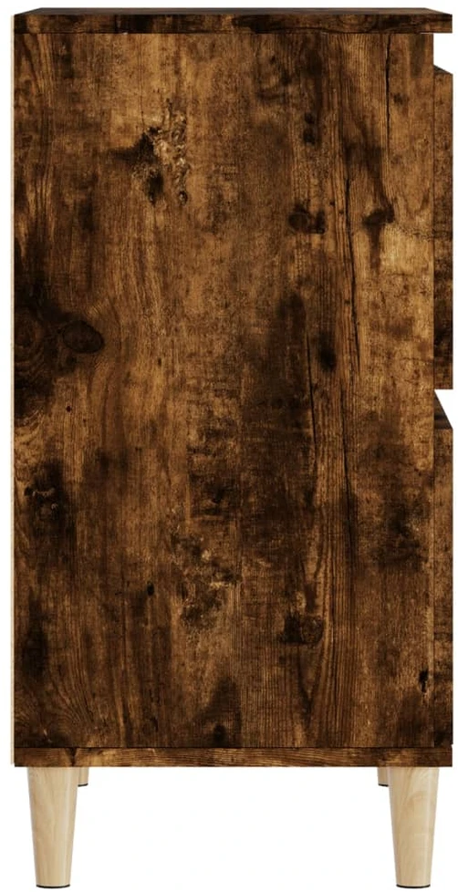 Šoninės spintelės, 3vnt., dūminio ąžuolo, 60x35x70cm, mediena