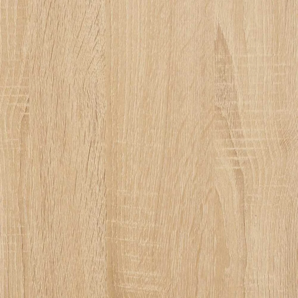 Šoninės spintelės su LED, 3vnt., ąžuolo, apdirbta mediena