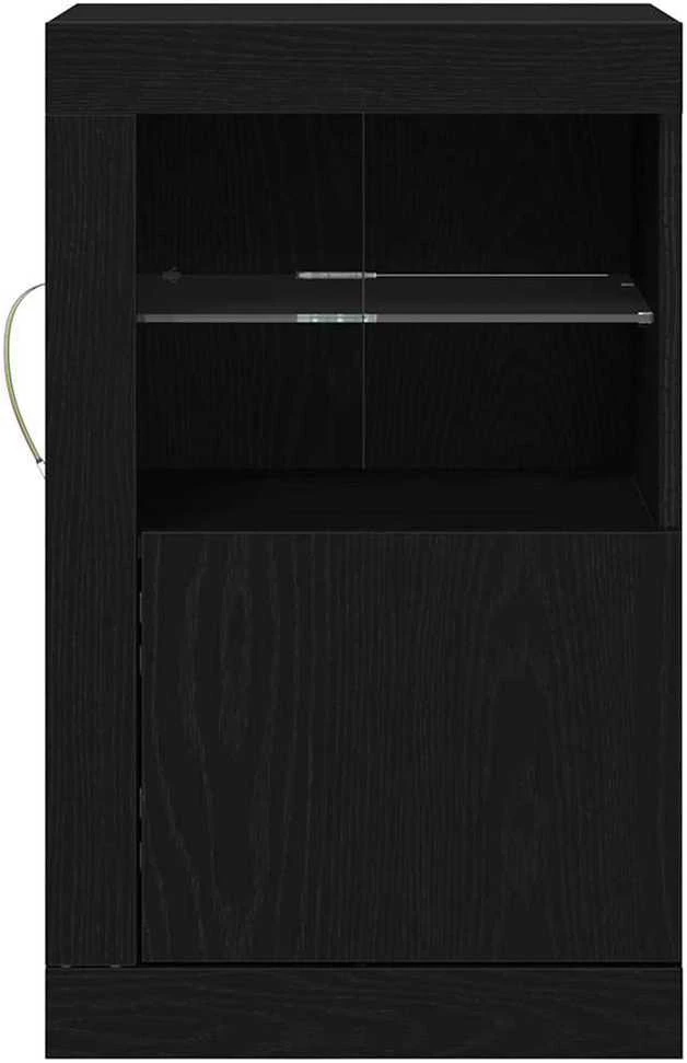 LED Bufetas 2 vnt. 41 x 37 x 67 cm Apdirbta mediena