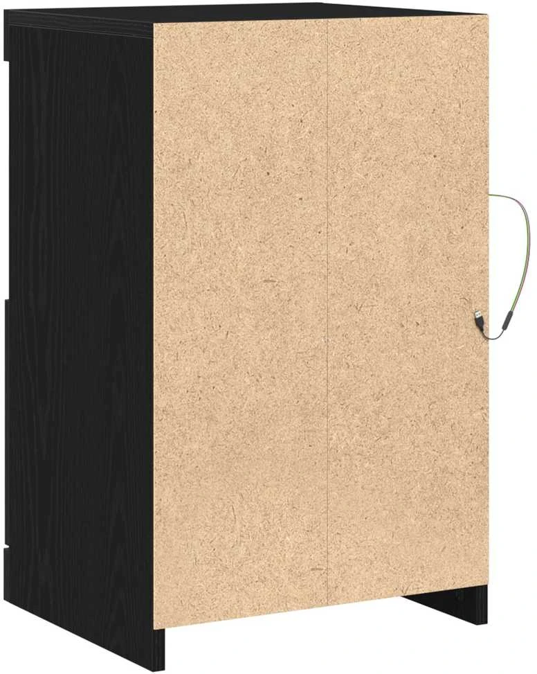 LED Bufetas 2 vnt. 41 x 37 x 67 cm Apdirbta mediena