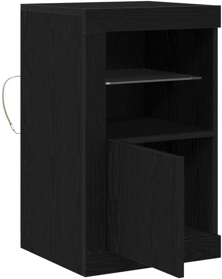 LED Bufetas 2 vnt. 41 x 37 x 67 cm Apdirbta mediena