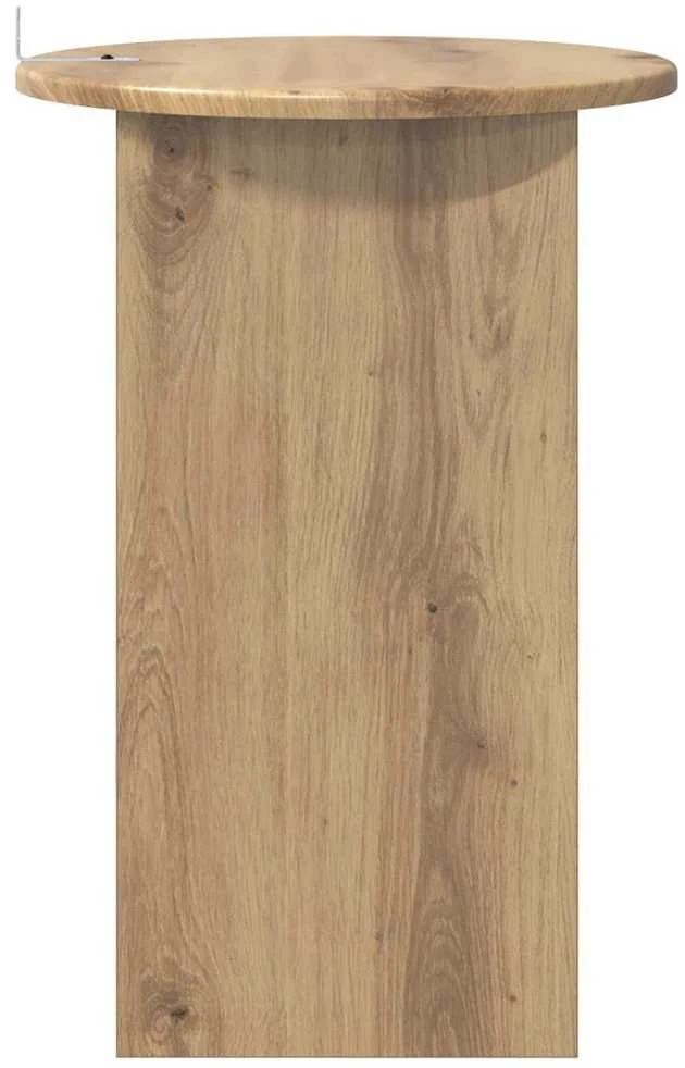 Šoninis stalas Artisano ąžuolo Ø 39,5 x 55 cm Apdirbta mediena