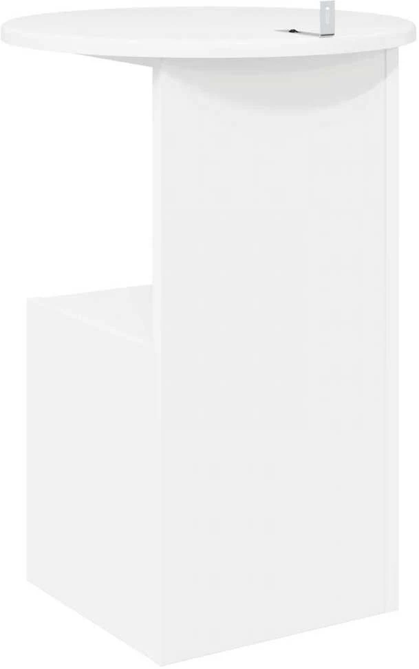 Šoninis stalas Balta Ø 39,5 x 55 cm Apdirbta mediena