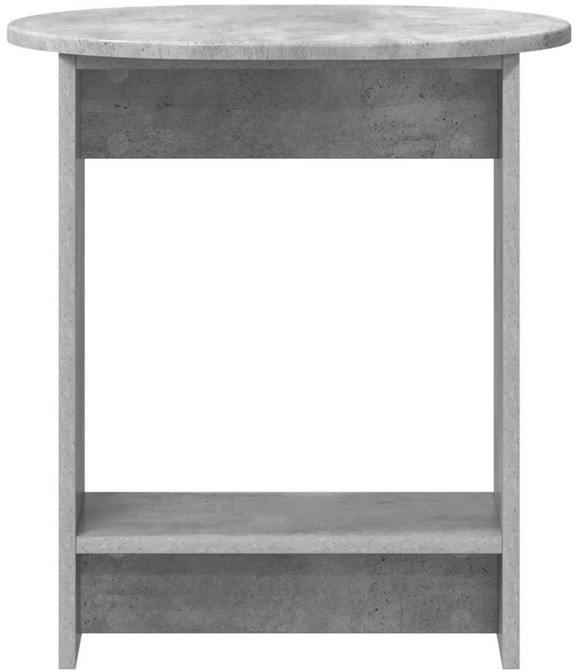 Šoninis stalas Betono pilka 50 x 39,5 x 55 cm Apdirbta mediena