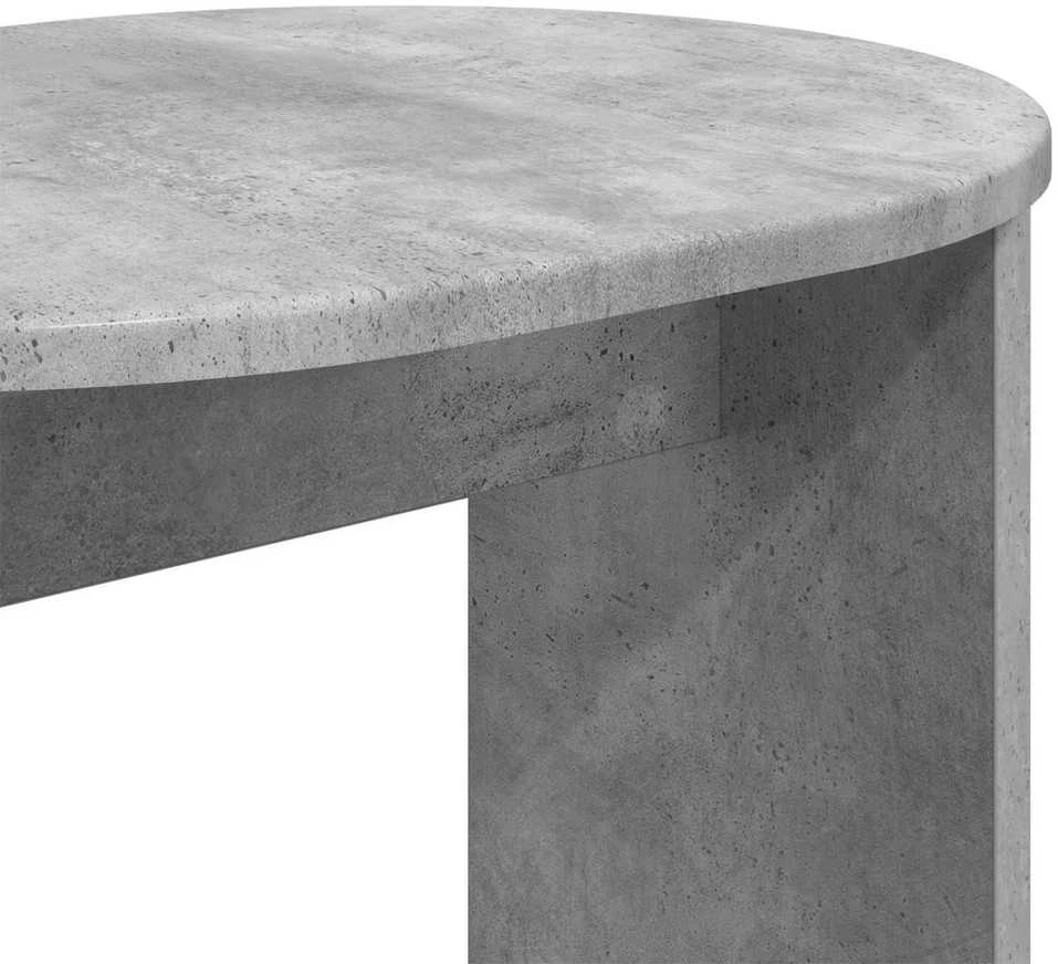 Šoninis stalas Betono pilka 50 x 39,5 x 55 cm Apdirbta mediena