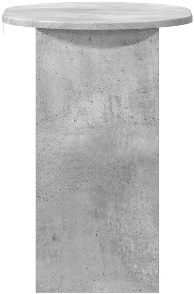 Šoninis stalas Betono pilka 50 x 39,5 x 55 cm Apdirbta mediena