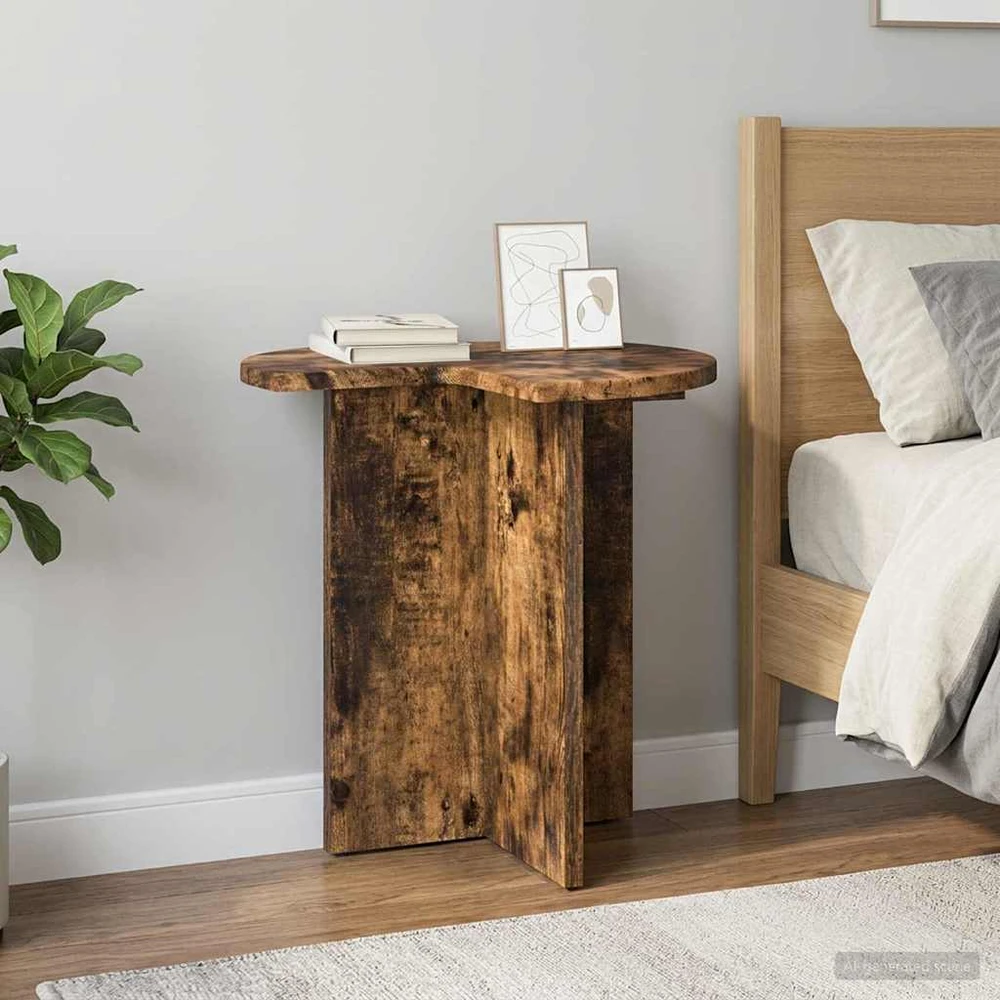 Šoninis stalas Dūminio ąžuolo Ø 39 x 38 cm Apdirbta mediena
