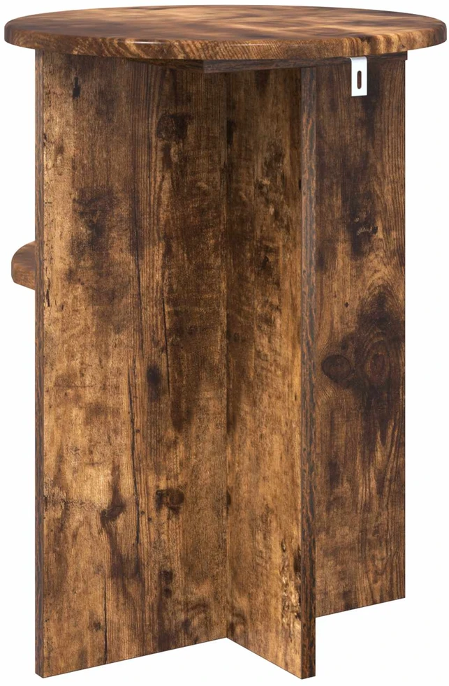 Šoninis stalas Dūminio ąžuolo Ø 39,5 x 55 cm Apdirbta mediena