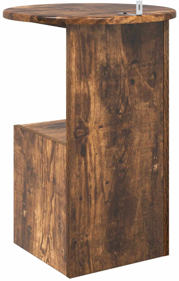 Šoninis stalas Dūminio ąžuolo Ø 39,5 x 55 cm Apdirbta mediena
