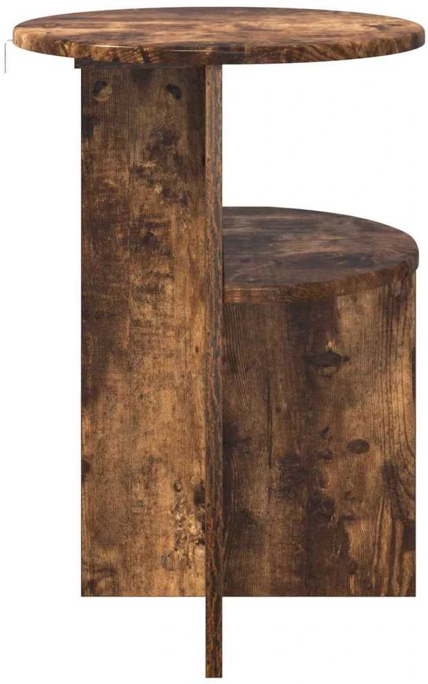 Šoninis stalas Dūminio ąžuolo Ø 39,5 x 55 cm Apdirbta mediena