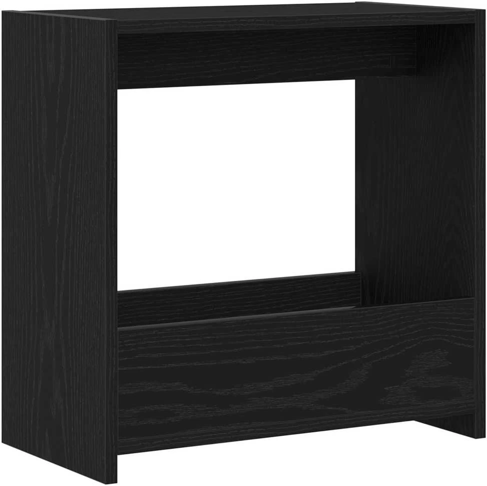 Šoninis stalas Juodas ąžuolas 50 x 26 x 50 cm Apdirbta mediena