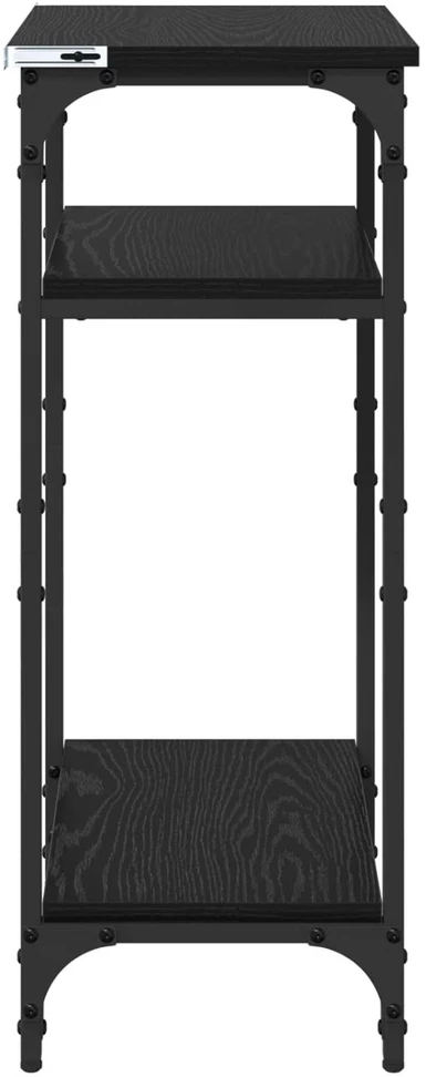 Šoninis stalas Juodas ąžuolas 40 x 30 x 75 cm Apdirbta mediena