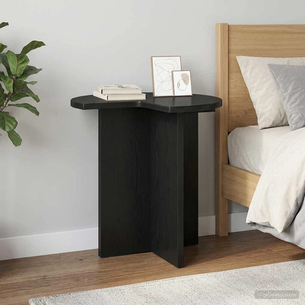 Šoninis stalas Juodojo ąžuolo Ø 39 x 38 cm Apdirbta mediena