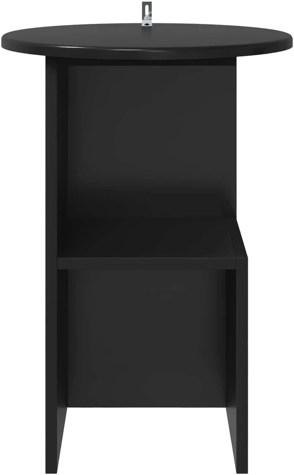 Šoninis stalas Juoda Ø 39,5 x 55 cm Apdirbta mediena