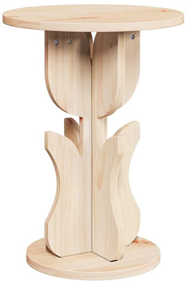 Kavos staliukas Natūrali 39,5 x 39,5 x 53,5 cm Pušies masyvas