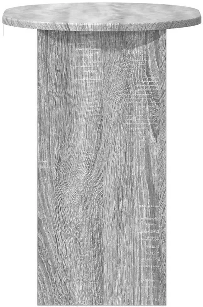 Šoninis stalas Pilka sonoma ąžuolo 50 x 39,5 x 55 cm