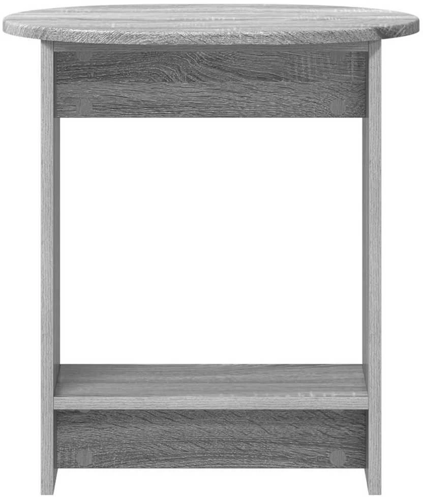 Šoninis stalas Pilka sonoma ąžuolo 50 x 39,5 x 55 cm
