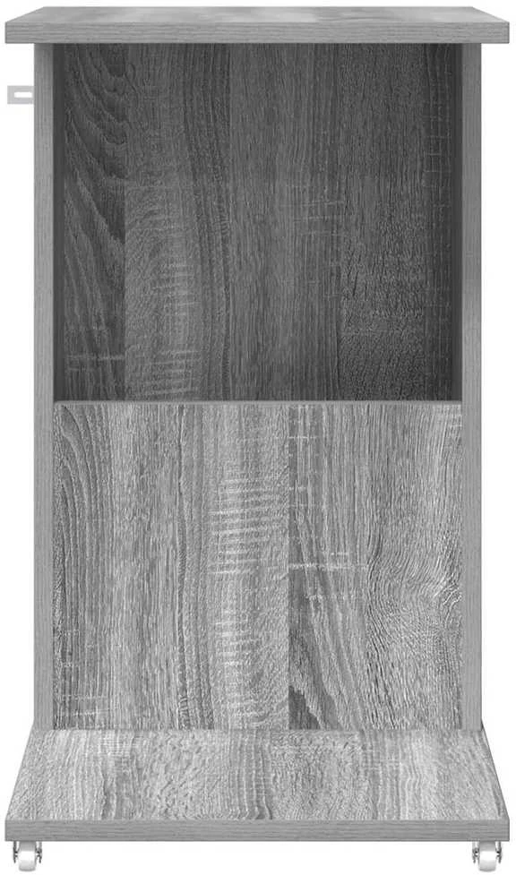 Šoninis stalas Pilkas Sonoma 40 x 35 x 60 cm Apdirbta mediena