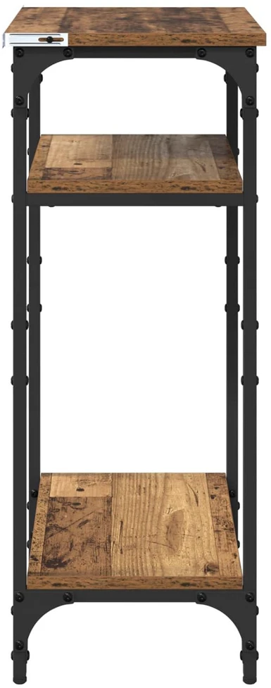 Šoninis stalas Senovinis medis 40 x 30 x 75 cm Apdirbta mediena