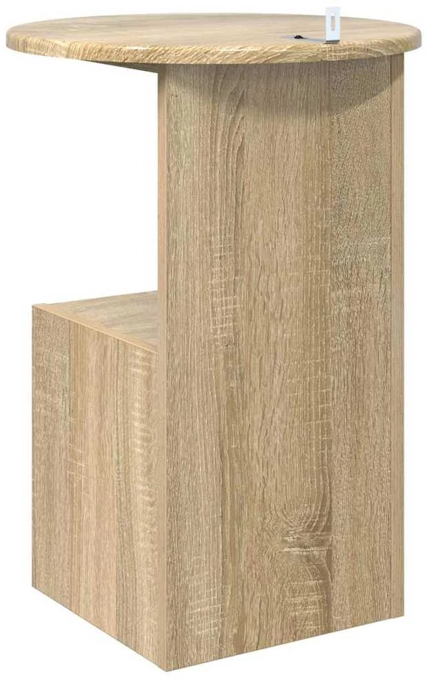 Šoninis stalas Sonoma ąžuolas Ø 39,5 x 55 cm Apdirbta mediena