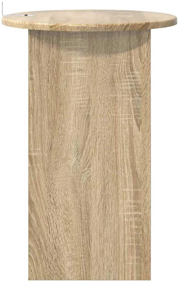 Šoninis stalas Sonoma ąžuolas Ø 39,5 x 55 cm Apdirbta mediena