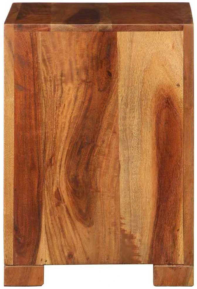 šoninis staliukas 37x29x40 cm Akacijos masyvo