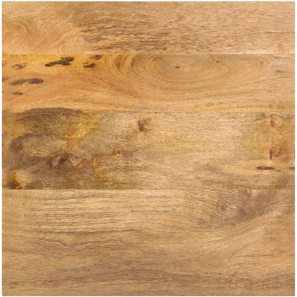 Šoninis staliukas, 43x43x40 cm, mango medienos masyvas