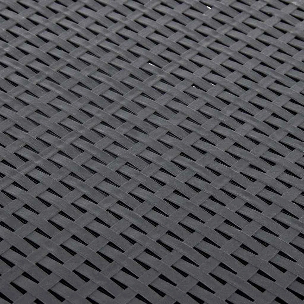 Šoninis staliukas, antracito spalvos, 54x54x36,5cm, plastikas