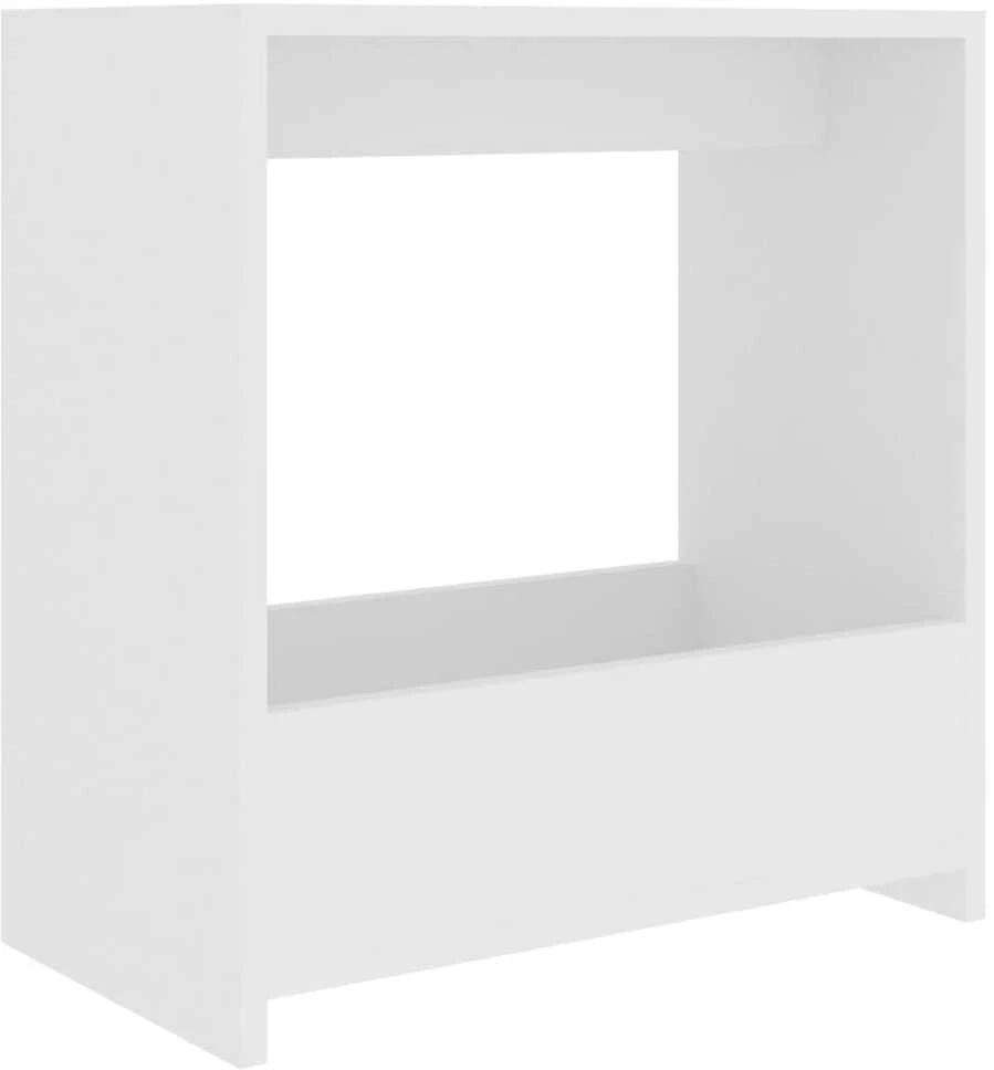 Šoninis staliukas, baltos spalvos, 50x26x50cm, apdirbta mediena