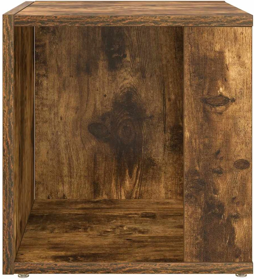 Šoninis staliukas, dūminio ąžuolo, 33x33x34,5cm, mediena
