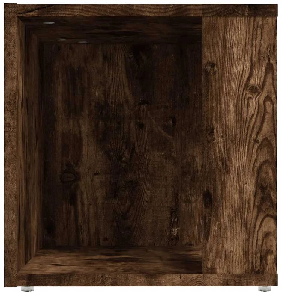 Šoninis staliukas, dūminio ąžuolo, 33x33x34,5cm, mediena