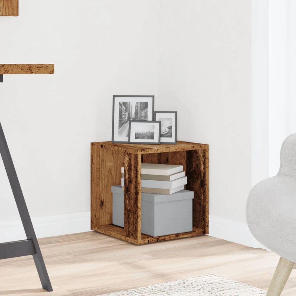Side Table 33 x 33 x 34 cm Engineered wood Sendintos medienos