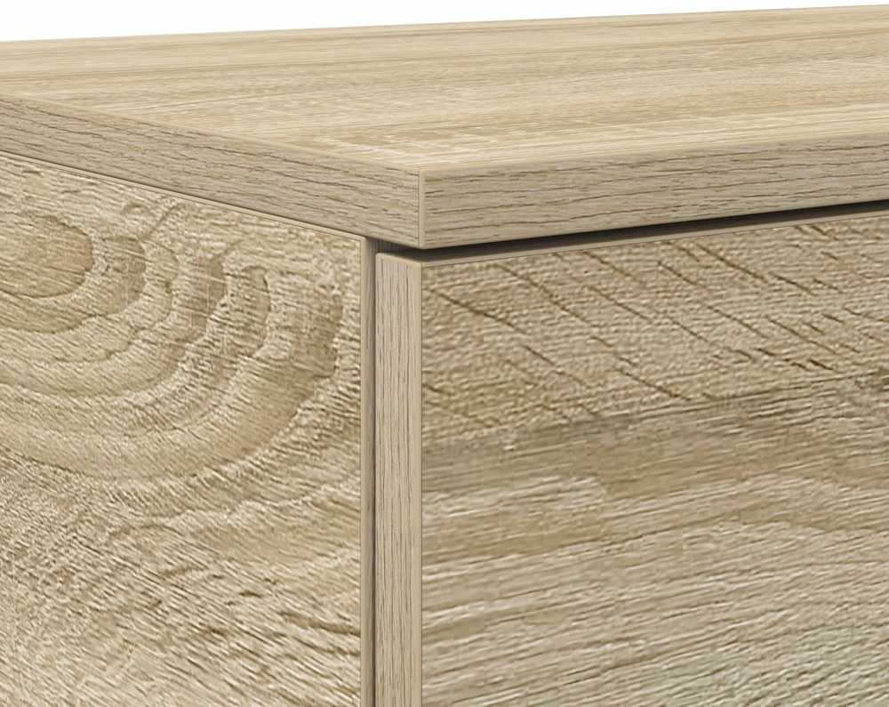 Lovos stalčiai Sonoma ąžuolas 135 x 36,5 x 16,5 cm