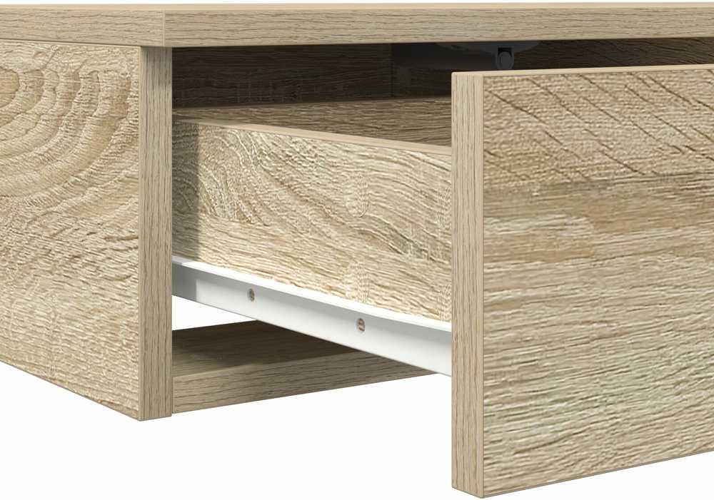 Lovos stalčiai Sonoma ąžuolas 135 x 36,5 x 16,5 cm