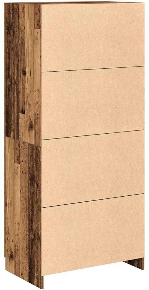 Spinta Old Wood 80x52x180 cm Engineered Wood