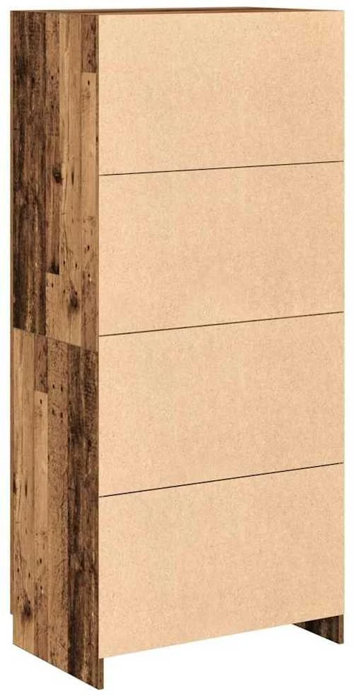 Spinta Old Wood 90x52x200 cm Engineered Wood