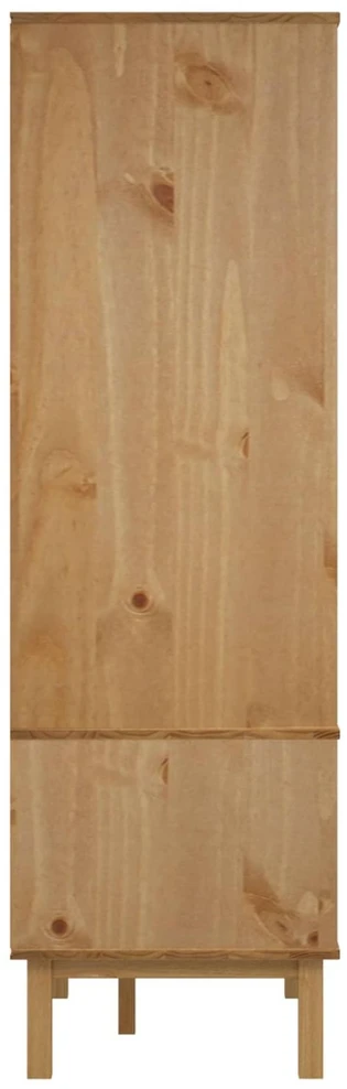 Spinta OTTA Juoda 76,5 x 53 x 172 cm Pušies medienos masyvas