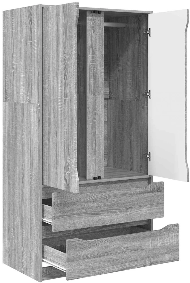 Spinta Pilka Sonoma 79,5 x 49 x 156 cm Dirbtinė mediena