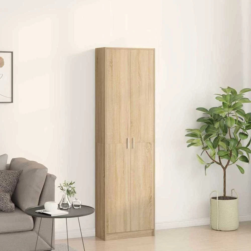 Spinta Sonoma ąžuolas 55 x 25 x 189 cm Apdirbta mediena
