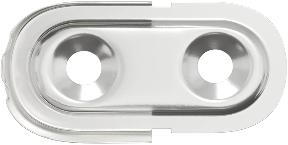 Spinta strypo laikiklis 2 vnt. Baltojo cinko 38 x 18 x 10 mm