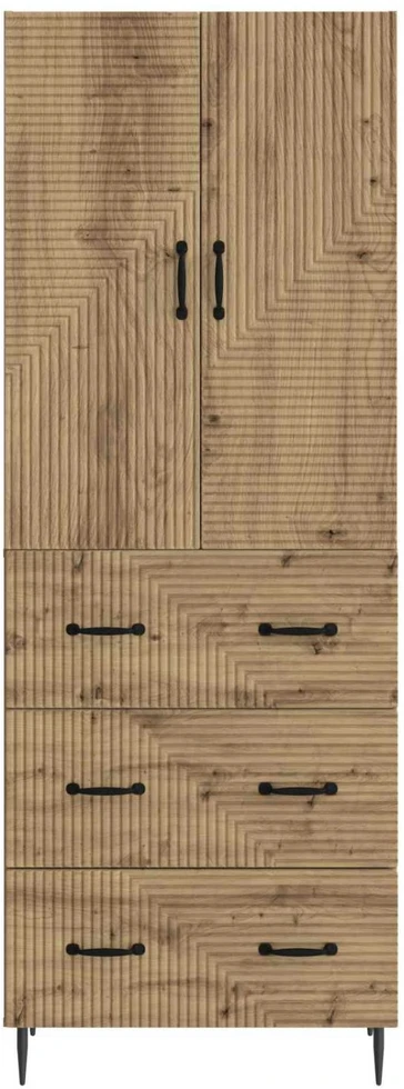Spintelė 2 vnt. 66 x 34,5 x 90 cm Apdirbta mediena