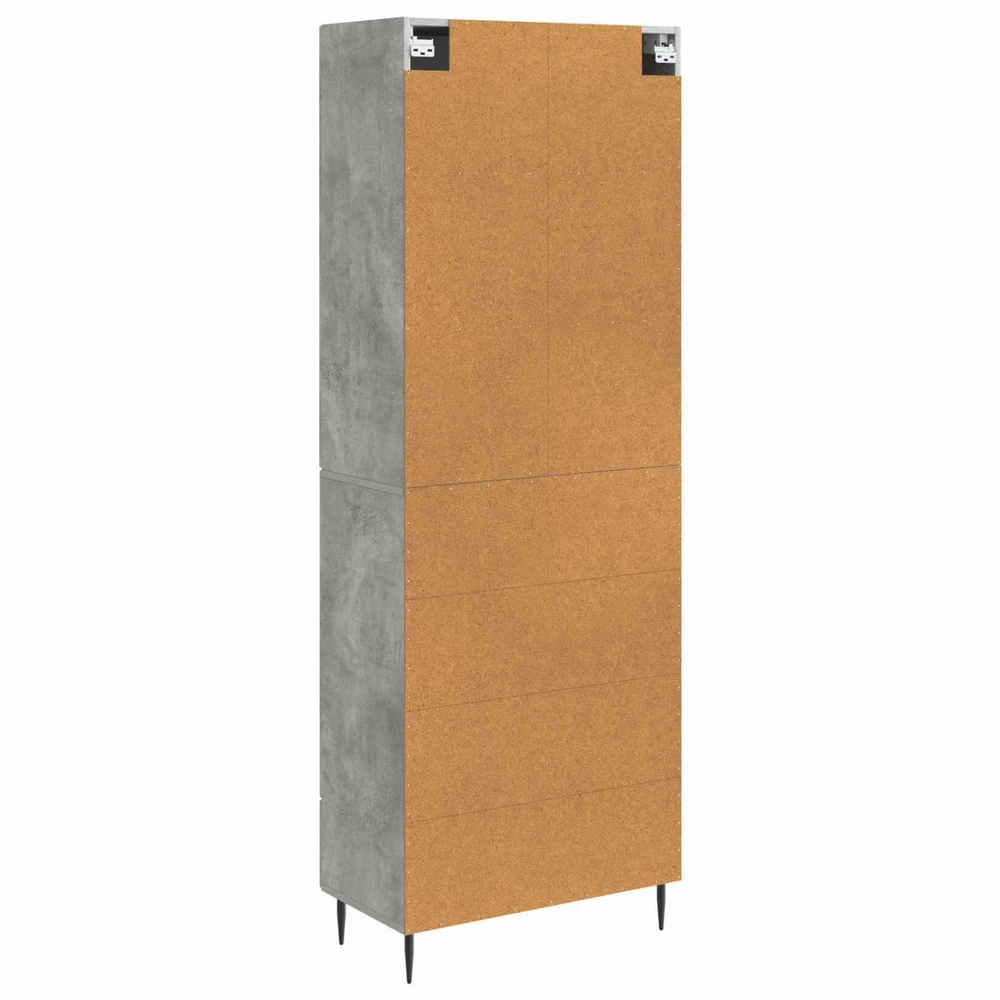 Spintelė 2 vnt. 66 x 34,5 x 90 cm Apdirbta mediena Betono pilka
