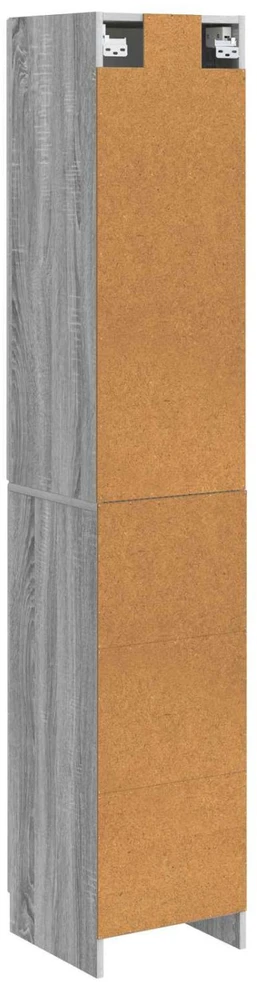 Spintelė 2 vnt. 33 x 34,5 x 87 cm Apdirbta mediena Pilka Sonoma