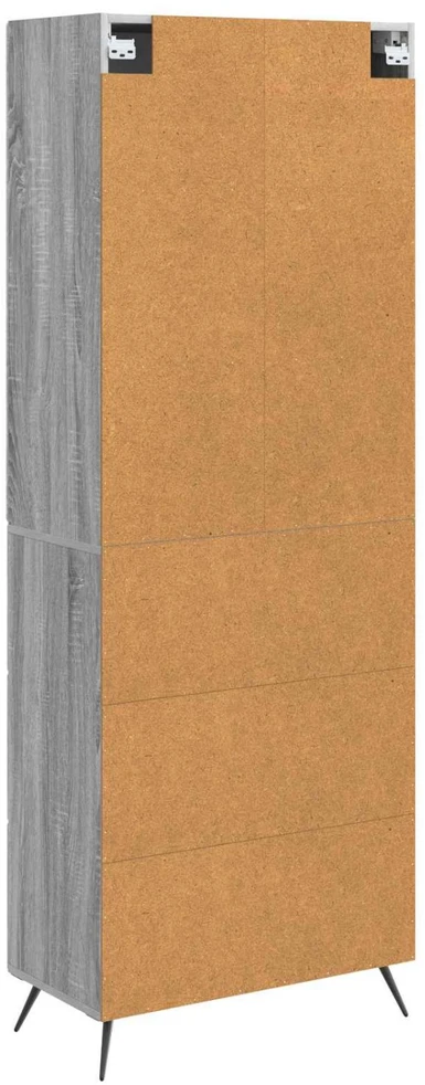 Spintelė 2 vnt. 66 x 34,5 x 90 cm Apdirbta mediena Pilka Sonoma