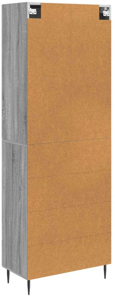 Spintelė 2 vnt. 66 x 34,5 x 90 cm Apdirbta mediena Pilka Sonoma