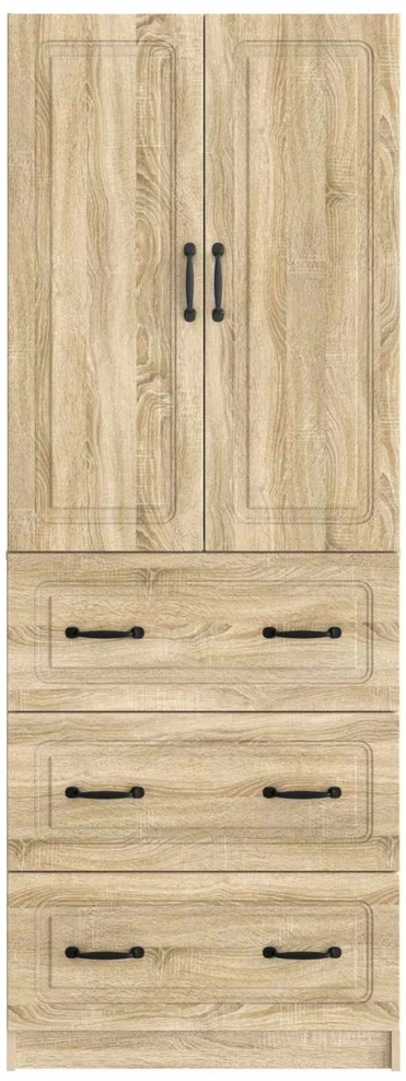 Spintelė 2 vnt. 66 x 34,5 x 87 cm Apdirbta mediena