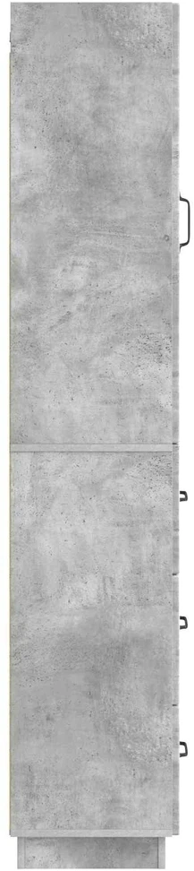 Spintelė 2 vnt. 33 x 34,5 x 87 cm Apdirbta mediena Betono pilka