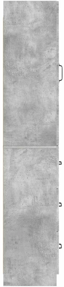 Spintelė 2 vnt. 33 x 34,5 x 87 cm Apdirbta mediena Betono pilka